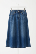 Denim Midi Skirt